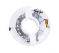 Luce LED per ruota Bici 8.5cm USB Ricaricabile Impermeabile Luce
