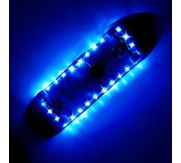 Luce LED per skateboard, con telecomando, luce per longboard, luce shortboard, 16 colori che cambiano da soli, impermeabile, antiurto, super luminosa da esporre di notte. Ottimo regalo per bambini