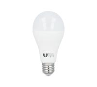 Luce LED Pera Lampadina Lampada Lampadine Risparmio E27 18W Bianco Caldo 3000K