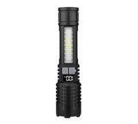 Luce LED Portatile Ricaricabile in ABS per Esterni(cutter 89g) | Design pieghevole salvaspazio, 7 modalità luce inclusa SOS, angolo fascio 360°, uso notturno