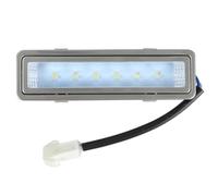 Luce LED Rettangolare 1,5w Dc12v per Cappa Cucina Argento | Plastica Resistente al Calore, Luce Fredda per Visibilità Sul Piano Cottura, Montaggio a Soffitto