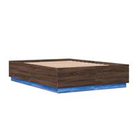 Luce LED RGB design moderno telecomando Rovere marrone 150x200 cm