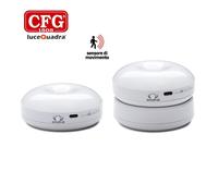 LUCE LED RICARIBILE LUCIO CON SENSORE DI MOVIMENTO SUPPORTO ADESIVO E MAGNETICO