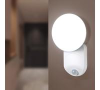 Luce LED Sensore Movimento USB Ricaricabile 3000K 4500K 6000K, Lampada da muro Senza Corrente con 5000mAh Batteria, Luci Sensore Interno con Telecomando per Garage Cantina Corridoio Cameretta Bagno