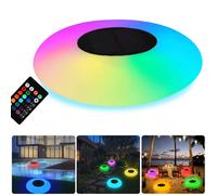 Luce LED Solare Impermeabile Galleggiante Multicolore Luce Giardino Esterno [EEK: A+]