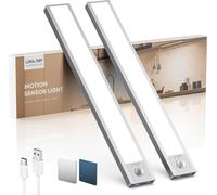 Luce LED Sottopensile Cucina - 30CM Sensore Di Movimento per Luci - 2200Mah 52 L