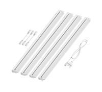 ledscom.de Luce LED sotto il mobile LIWO 91cm, girevole, 1444lm ciascuno, bianco caldo Set di 4