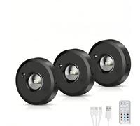 Luce LED Sottopensile Senza Fili Ricaricabile 1500mAh con Telecomando - Lampada Armadio Magnetica con Timer, 3 Colori (3000K/4500K/6000K) + RGB, Illuminazione Cucina e Guardaroba