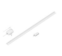 ledscom.de Apparecchio sottopensile a LED SIRIS bianco opaco con alimentatore e dimmer touch, piatto, 90cm, 1044lm, bianco