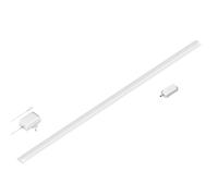 Luce LED sottopensile SIRIS bianco opaco con alimentatore e dimmer a sfioramento