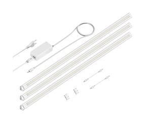 Luce LED sottopensile SIRIS bianco opaco con connettore Montaggio ad angolo