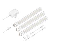 Luce LED sottopensile SIRIS bianco opaco con connettore Montaggio ad angolo [EEK: F]