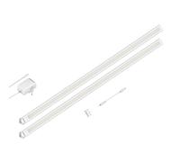 Luce LED sottopensile SIRIS bianco opaco con connettore Montaggio ad angolo