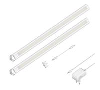 Luce LED sottopensile SIRIS bianco opaco con connettore Montaggio ad angolo [EEK: G]