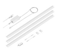 Luce LED sottopensile SIRIS bianco opaco con dimmer a sfioramento piatto 90 cm