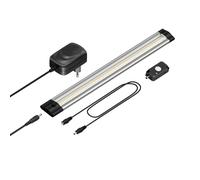 Parlat Luce LED sottopensile Siris con adattatore di rete, rilevatore di movimento, piatto, 30 cm, 368 lm, bianco caldo