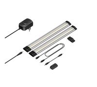 Luce LED sottopensile Siris touch dimmer piatto 30 cm ciascuno 370lm bianco set