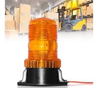 Luce LED stroboscopica lampeggiante di emergenza,10-110V stroboscopica Ambra segnalazione lampeggiante di emergenza Orange Luce Rotante per Camion