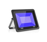 Luce LED UV, Faretto UV LED da 30 W, faretto UV da 365 Nm, faretto UV impermeabile IP66, effetto luce ultravioletta con interruttore on/off for feste, DJ per unghie in gel UV e polimerizzazione ultrav