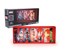 Marvel Comics Lampada Paladone Avengers Logo 30 cm – 2 modalità di luce multicolor, USB/batterie