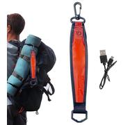 Luce luccicante a LED Luce, pendenti a backpack riflettenti | Cincoli riflettenti della catena chiave ad alta visibilità | Pendenti luminosi leggeri portatili per la serata da campeggio escursionistic