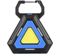 Luce Magnetica 1000 Lumen Ricaricabile USB-C, per lampada LED Portatile Impermeabile IP65 per Officina e Cantiere, 2500mAh 30H Autonomia, Gancio e Treppiede 14cm(B)
