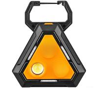 Luce Magnetica 1000 Lumen Ricaricabile USB-C, per lampada LED Portatile Impermeabile IP65 per Officina e Cantiere, 2500mAh 30H Autonomia, Gancio e Treppiede 14cm(A)