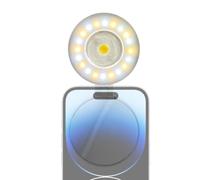 Luce Magnetica Per Selfie Per Telefono - LED Ricaricabile A Luminosità Regolabile, Luce Ad Anello Con Clip | Selfie Portatili Attacco Magnetico Dal Design Compatto, Strumento Di Illuminazione Di