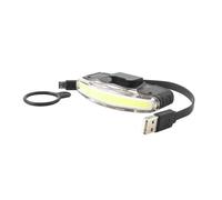 Illuminazione bici USB anteriore su manubrio Spanninga Arco nero, con 3 funzioni