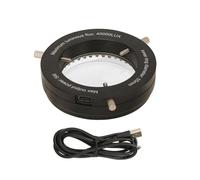 Luce microscopio a risparmio energetico, regolabile a 80 LED, design altamente focalizzato, illuminazione concentrata, flussi freddi, luce microscopica a LED in plastica a risparmio energetico