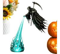 Luce Mietitore Halloween Accessori Spaventosi Casa Stregata Decorazioni | Lampada da Libreria Mietitore di Anime Halloween per Soggiorno Camera Studio Home Office Scrivania Tavolo Mensola