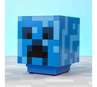 Luce Minecraft Creeper blu