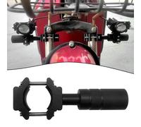 Luce Morsetto Barra Supporto 18-30mm Tubo Rollio Gabbia Atv Scooter Moto Nero
