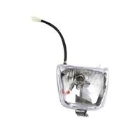 luce Moto Assemblea 12V Per Pit Dirt Bike UTV Scooter Assistente Di Illuminazione Lampada Parti Modificate Moto ATV Faro Anteriore A LED Spot Light(Silver 2)