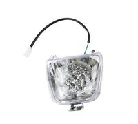 luce Moto Assemblea 12V Per Pit Dirt Bike UTV Scooter Assistente Di Illuminazione Lampada Parti Modificate Moto ATV Faro Anteriore A LED Spot Light(Silver 1)