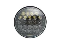 luce Moto Assemblea Per Sportster 883 XL883 FXCW XL1200C 1994-2024 5-3/4 "5.75 Pollici Moto Moto Proiettore LED Full Halo Faro DRL 50W Fari Moto(72W black)
