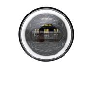 luce Moto Assemblea Per Triumph Speed Triple 2005 2006 2007 2008 2009 2010 5-3/4 "5.75 Pollici Moto Moto Proiettore LED Full Halo Faro DRL 50W Fari Moto(80W black1)