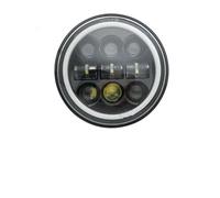 luce Moto Assemblea Per Victory Per Octane Indian 20 15 2016 2017 5-3/4 "5.75 Pollici Moto Moto Proiettore LED Full Halo Faro DRL 50W Fari Moto(45W black A)