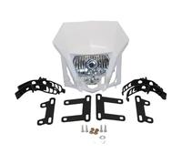 luce Moto Assemblea Per XR 250 CRF 450 XR CRF 150 230 250 450 Piastra Faro Moto Per Enduro Dirt Bike Accessori Motocross Faro(Bianco)