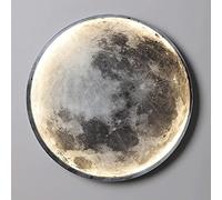 Luce murale a muro di luna, moderno luce a parete dimmerabile a LED con telecomando, lampada da parete illuminazione a parete a parete lampada a soffitto per il corridoio della camera da letto