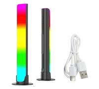 Luce Musica Atmosfera XiXiRan LED Voice-Activated Rhythm Light, Luce di Controllo del Suono, Lampada LED RGB, Creative Colorful Sound Control Ambient Light (B)