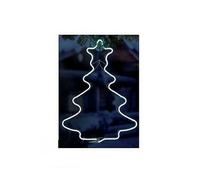 Luce Natale Albero LED Neon con 240 da Esterno 56x42,5 cm - Luce Fredda Natale