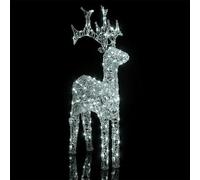 Luce natalizia a bassa tensione, IP44, bianco freddo, 100 cm, per decorazioni interne ed esterne per feste.