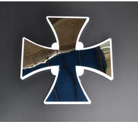 Luce Neon Interna A LED Rossa 46 Cm Croce Maltese Per Cabina Camion 12-24V