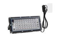 Luce Nera A Led UV For Esterni 100W 200W 300W Impermeabile Sta Dance Ultravioletto Blacklight Di Inondazione For Glow In The Party Decor Corridoio, cortile sul retro(50W With Plug)