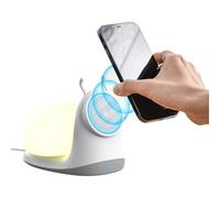 Luce notturna - 15 W carino magnetico wireless Pad,lampada da comodino portatile per casa, viaggi, vita quotidiana, camera da letto, cameretta dei bambini, auto, tavolo, comodino