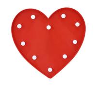 Luce notturna a forma di cuore con luce calda per bambini, lampada a LED a forma di amore, con foro per gancio, per donne e uomini, ornamenti da collezione per mobile TV, ufficio, casa, camera da