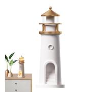 Luce notturna a forma di faro, proiettore lunare, lampada da comodino a LED, con telecomando, ornamenti per la camera da letto, lampada da tavolo wireless per bambini e adulti