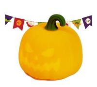 Luce notturna a forma di , graziosa lampada a LED, decorazione da tavolo di Halloween, luce calda, funzionamento a batteria, dimensioni, arancione, perfetta per camera da letto, casa infestata