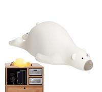 Luce notturna a forma di orso, ricaricabile tramite USB, dimmerabile, piccola, ricaricabile, luce notturna calda, per bambini e bambine, per la cameretta dei bambini, casa, ufficio, hotel, tavolo, per